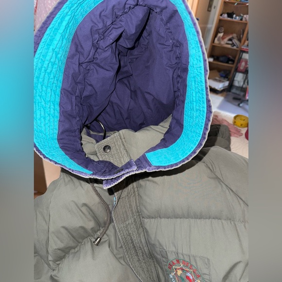 Vintage Brambilla France Men’s Cotton Poplin Duck Down Duvet Arctic Coat - Picture 12 of 14